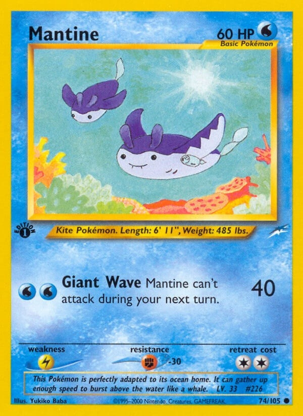 Image for Mantine (074/105) (Neo Destiny) (N4) - Pokemon