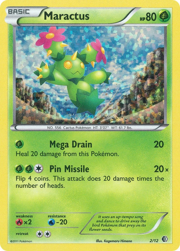 Image for Maractus (002/012) (McDonald's Promos 2011) (M11) - Pokemon