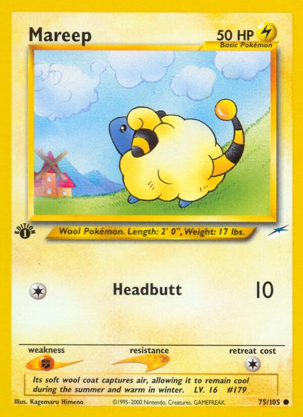 Image for Mareep (075/105) (Neo Destiny) (N4) - Pokemon
