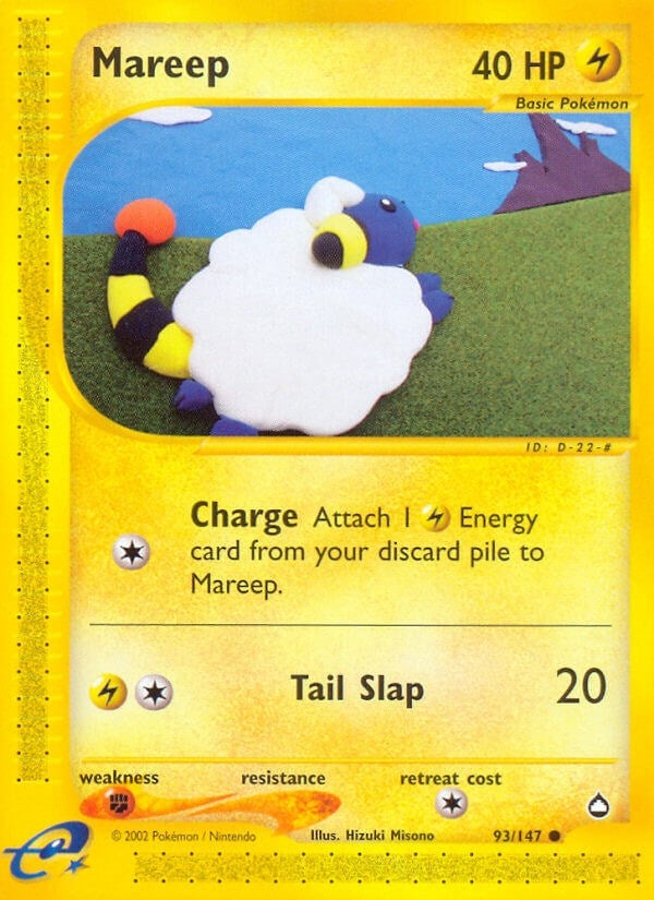 Image for Mareep (093/147) (Aquapolis) (AQ) - Pokemon
