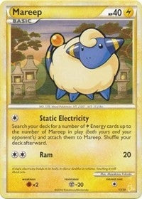 Image for Mareep (#20) (20/30) (HGSS Trainer Kit: Gyarados & Raichu) (PR) - Pokemon