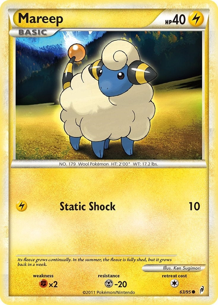 Image for Mareep (63/95) (Call of Legends) (CL) - Pokemon