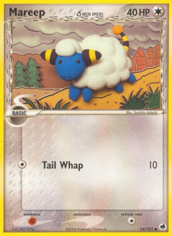 Image for Mareep (Delta Species) (54/101) (EX Dragon Frontiers) (DF) - Pokemon