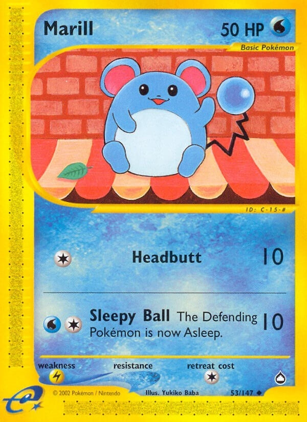 Image for Marill (053/147) (Aquapolis) (AQ) - Pokemon