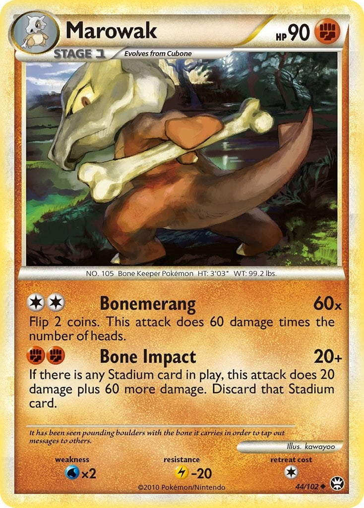 Image for Marowak (44/102) (Triumphant) (TM) - Pokemon
