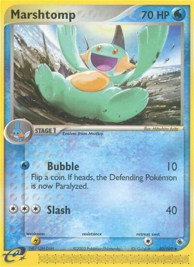 Image for Marshtomp (40/109) (EX Ruby and Sapphire) (RS) - Pokemon