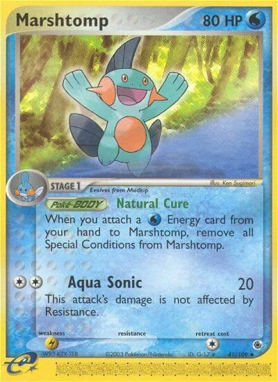 Image for Marshtomp (41/109) (EX Ruby and Sapphire) (RS) - Pokemon