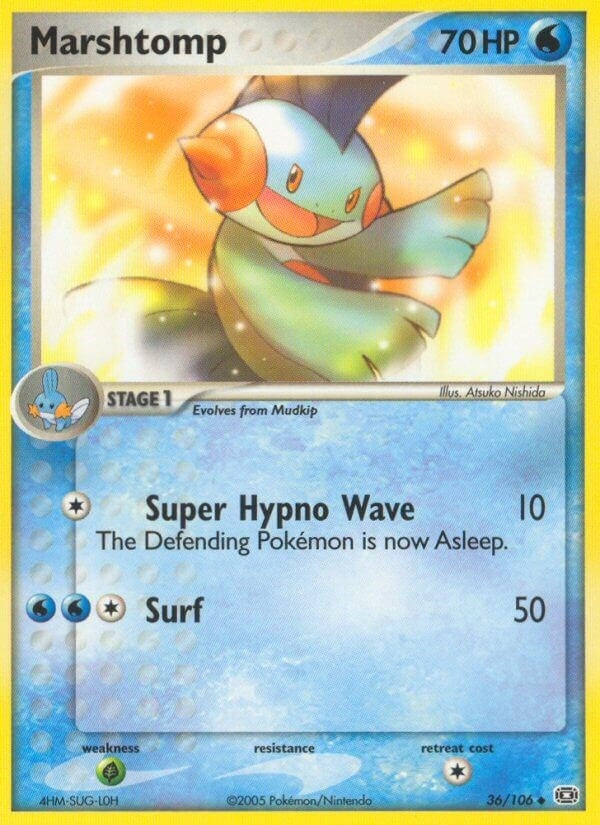 Image for Marshtomp (36/106) (EX Emerald) (EM) - Pokemon
