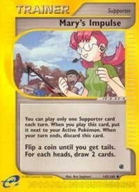 Image for Mary's Impulse (142/165) (Expedition) (EX) - Pokemon