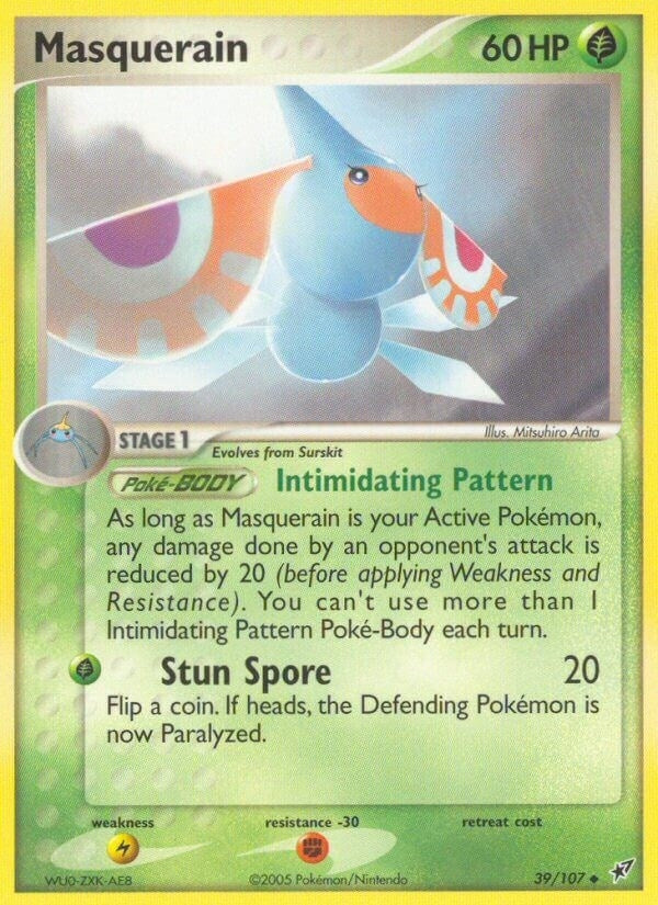 Image for Masquerain (39/107) (EX Deoxys) (DX) - Pokemon