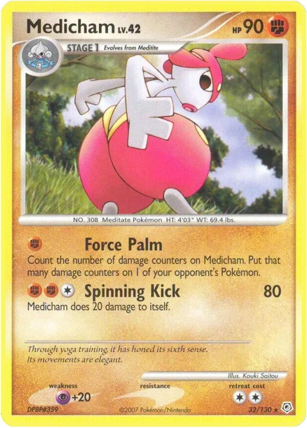 Image for Medicham (32/130) (Diamond and Pearl) (DP) - Pokemon