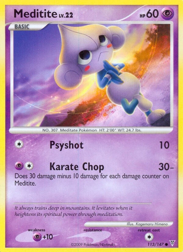 Image for Meditite (113) (Supreme Victors) (SV) - Pokemon