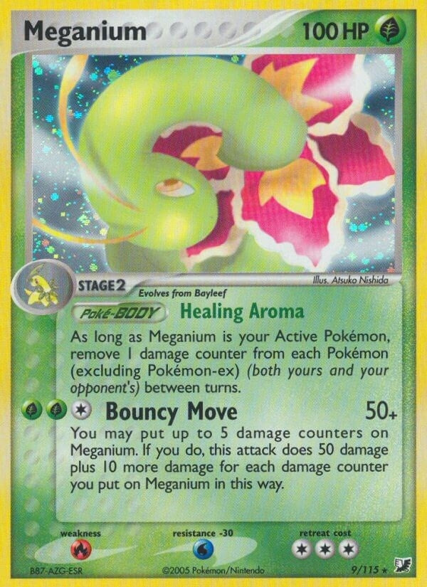 Image for Meganium (9/115) (EX Unseen Forces) (UF) - Pokemon
