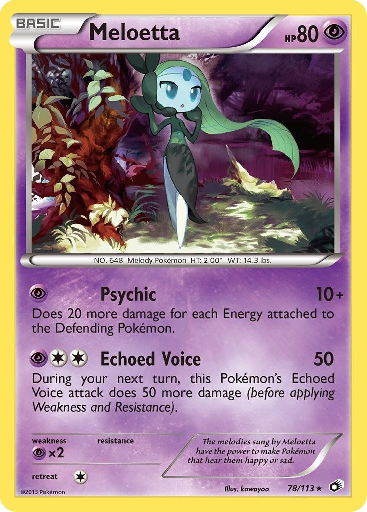 Image for Meloetta (78) (78/113) (Legendary Treasures) (LTR) - Pokemon