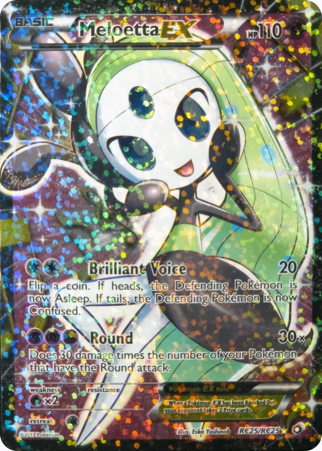Image for Meloetta EX (Full Art) (RC25/RC25) (Legendary Treasures: Radiant Collection) (LTR) - Pokemon