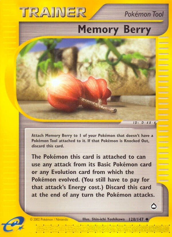 Image for Memory Berry (128/147) (Aquapolis) (AQ) - Pokemon