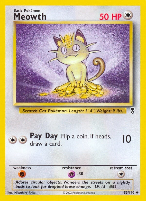 Image for Meowth (053/110) (Legendary Collection) (LC) - Pokemon