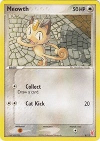 Image for Meowth (4/12) (EX Trainer Kit 2: Plusle & Minun) (PR) - Pokemon