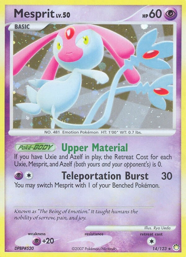 Image for Mesprit (14/123) (Mysterious Treasures) (MT) - Pokemon