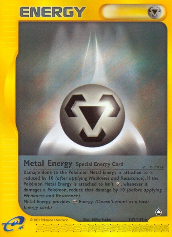 Image for Metal Energy (143/147) (Aquapolis) (AQ) - Pokemon