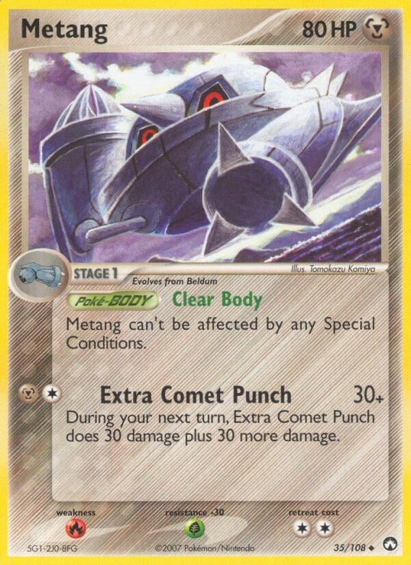 Image for Metang (35/108) (EX Power Keepers) (PK) - Pokemon