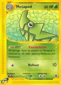 Image for Metapod (087/165) (Expedition) (EX) - Pokemon