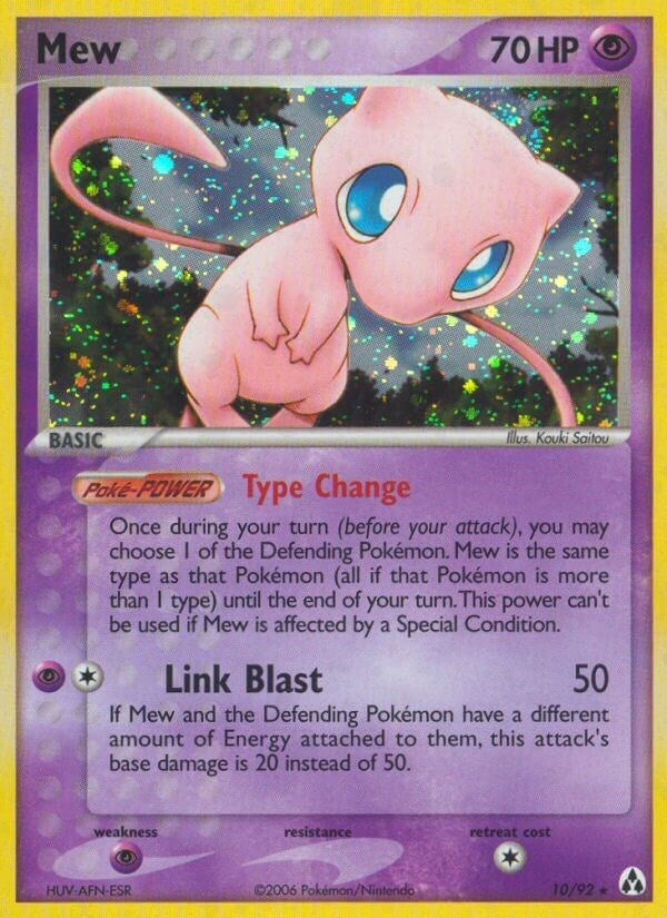Image for Mew (10/92) (EX Legend Maker) (LM) - Pokemon