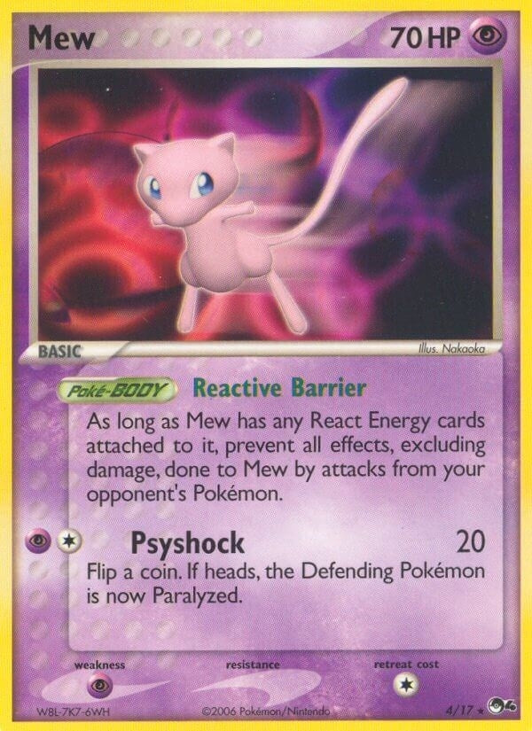 Image for Mew (004/017) (POP Series 4) (POP) - Pokemon