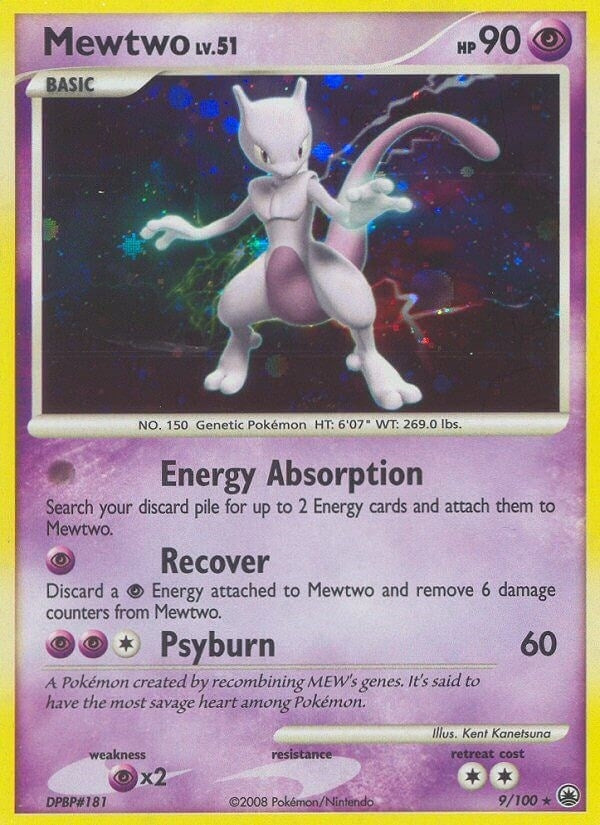 Image for Mewtwo (9/100) (Majestic Dawn) (MD) - Pokemon