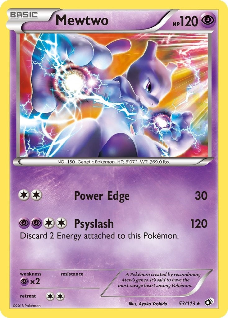 Image for Mewtwo (53/113) (Legendary Treasures) (LTR) - Pokemon