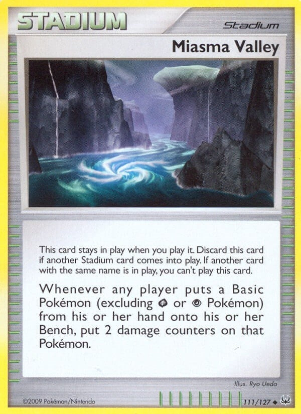 Image for Miasma Valley (111/127) (Platinum) (PL) - Pokemon