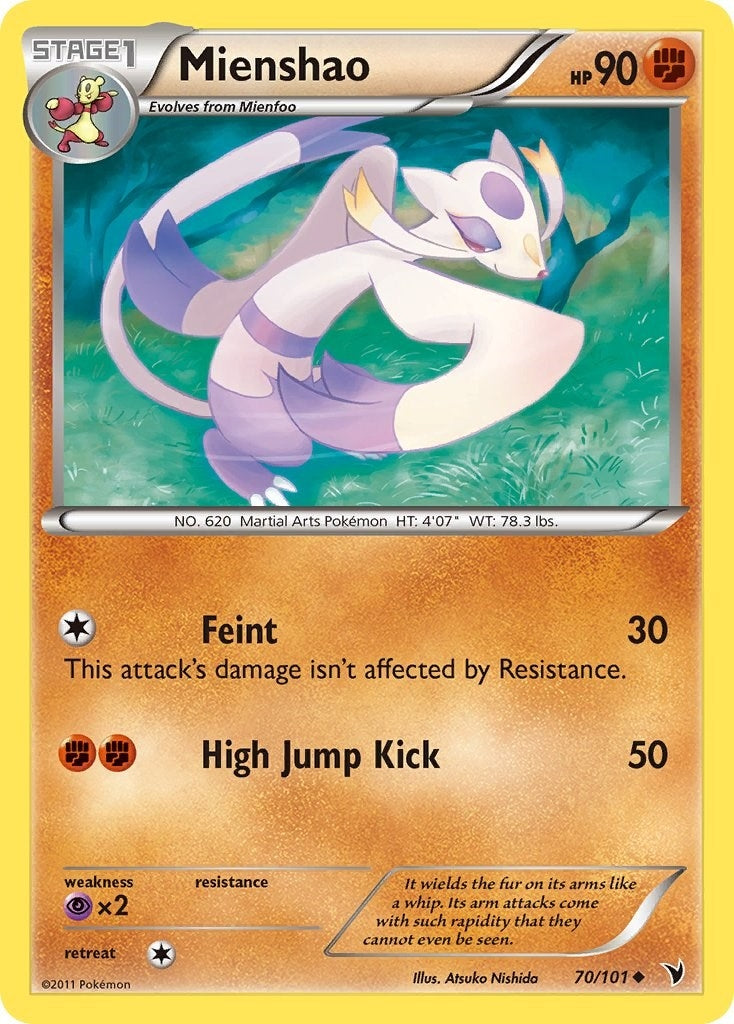 Image for Mienshao (70/101) (Noble Victories) (NVI) - Pokemon