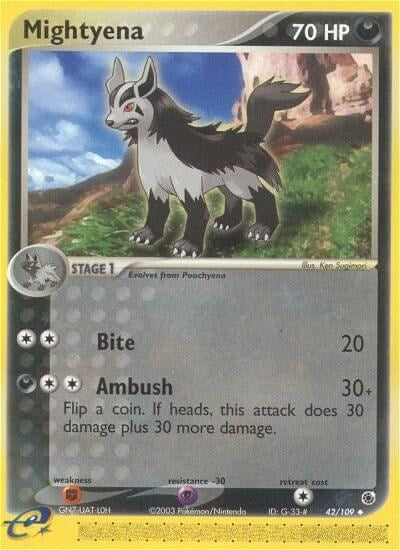 Image for Mightyena (42/109) (EX Ruby and Sapphire) (RS) - Pokemon
