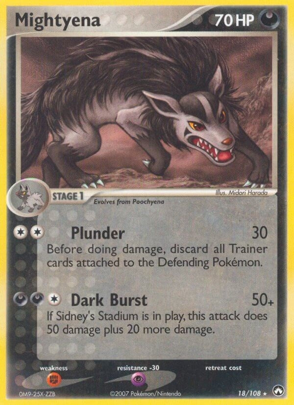 Image for Mightyena (18/108) (EX Power Keepers) (PK) - Pokemon