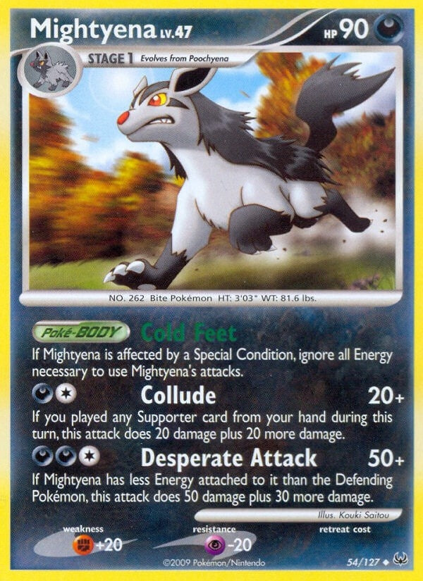 Image for Mightyena (54/127) (Platinum) (PL) - Pokemon