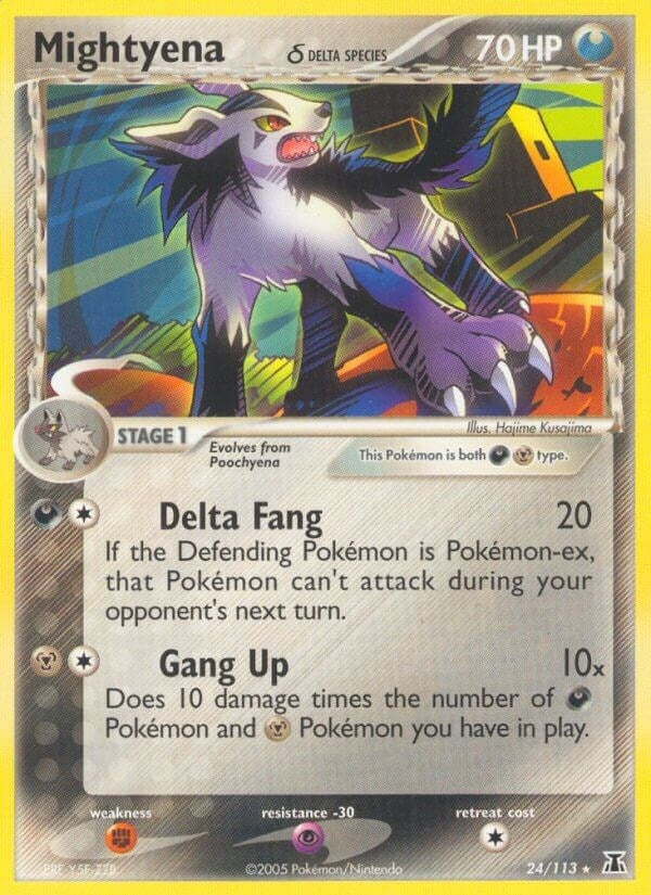 Image for Mightyena (Delta Species) (24/113) (EX Delta Species) (DS) - Pokemon