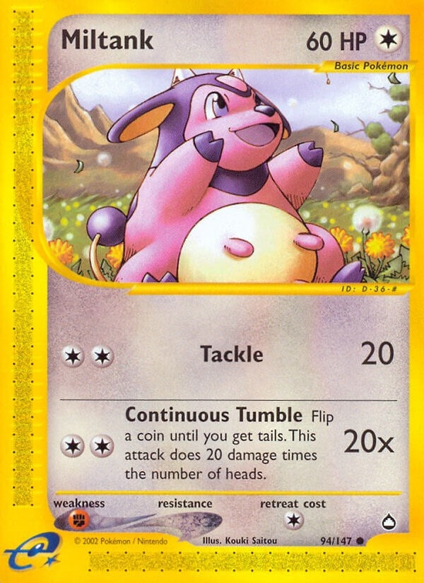 Image for Miltank (094/147) (Aquapolis) (AQ) - Pokemon