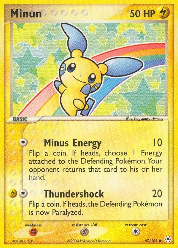 Image for Minun (67/101) (EX Hidden Legends) (HL) - Pokemon