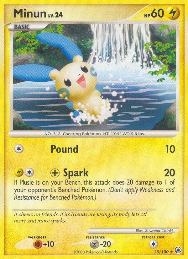 Image for Minun (25/100) (Majestic Dawn) (MD) - Pokemon