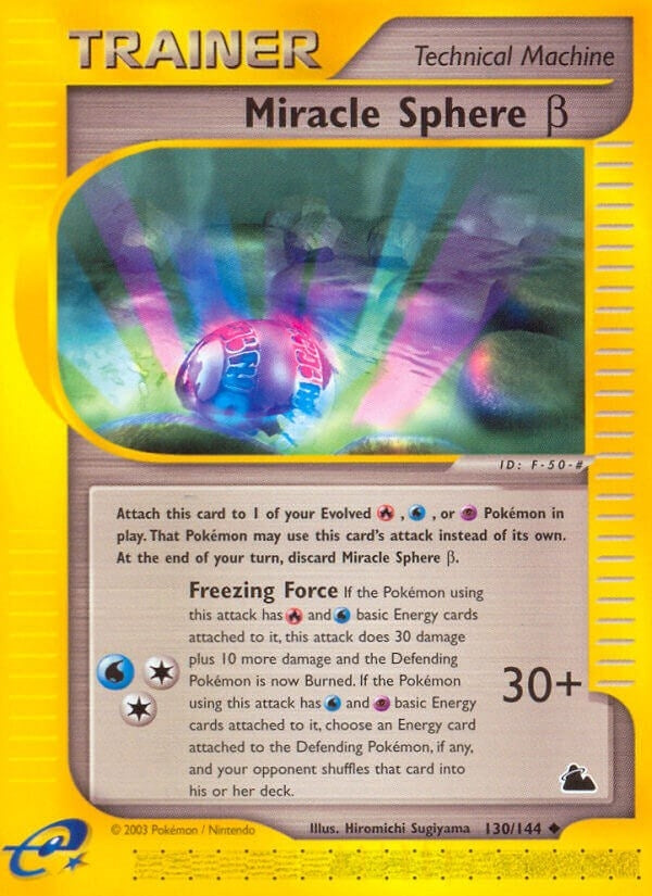 Image for Miracle Sphere Beta (130/144) (Skyridge) (SK) - Pokemon