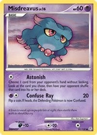 Image for Misdreavus (91/130) (Diamond and Pearl) (DP) - Pokemon