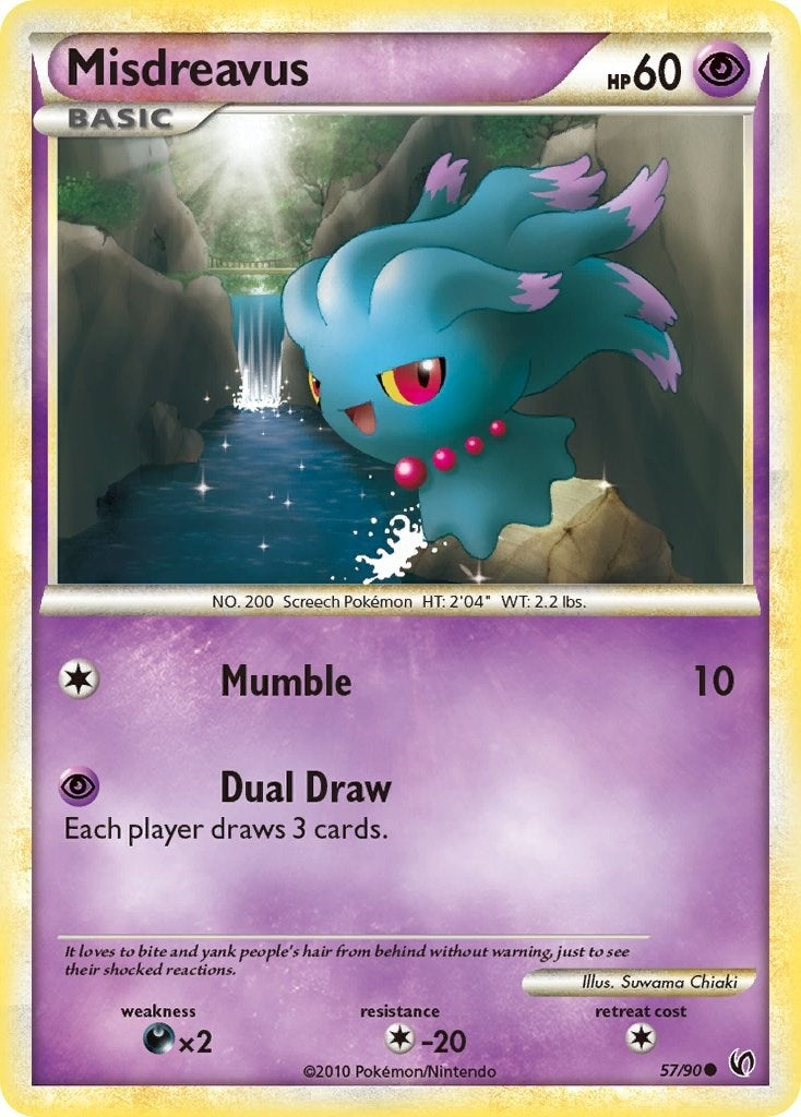 Image for Misdreavus (57/90) (Undaunted) (UD) - Pokemon