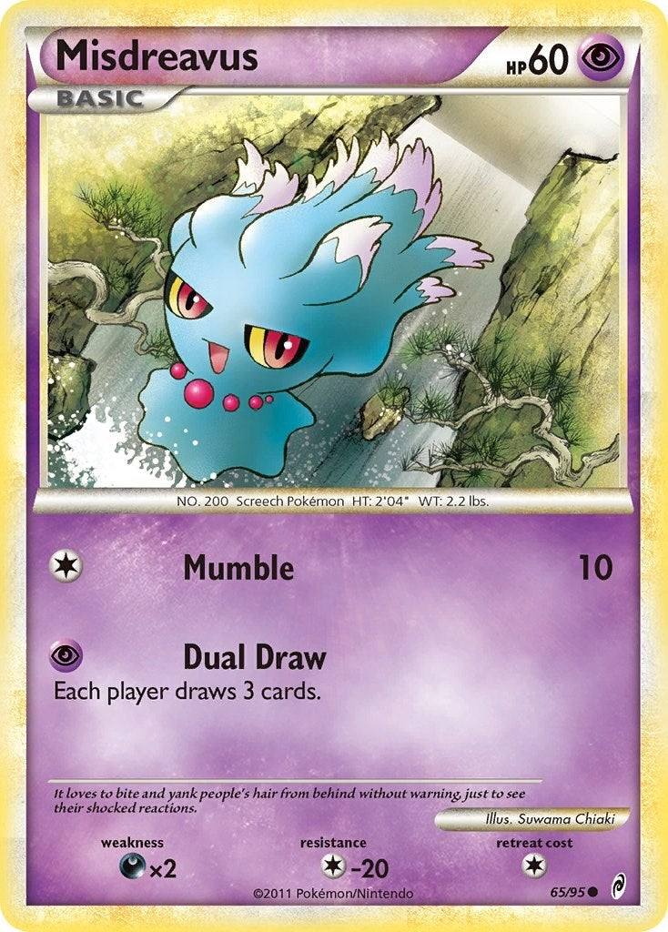 Image for Misdreavus (65/95) (Call of Legends) (CL) - Pokemon