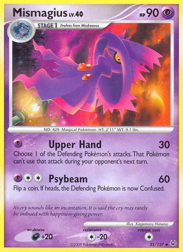 Image for Mismagius (55/127) (Platinum) (PL) - Pokemon