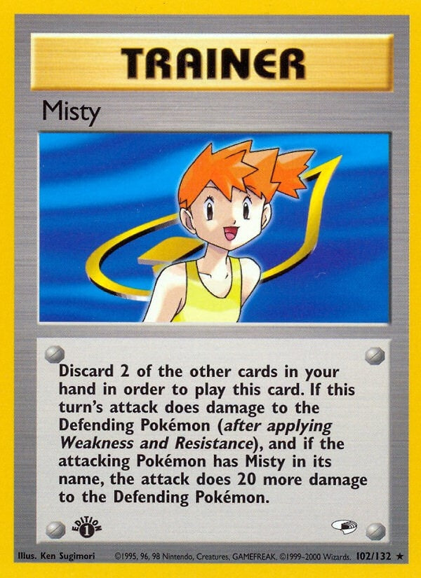 Image for Misty (102) (102/132) (Gym Heroes) (G1) - Pokemon