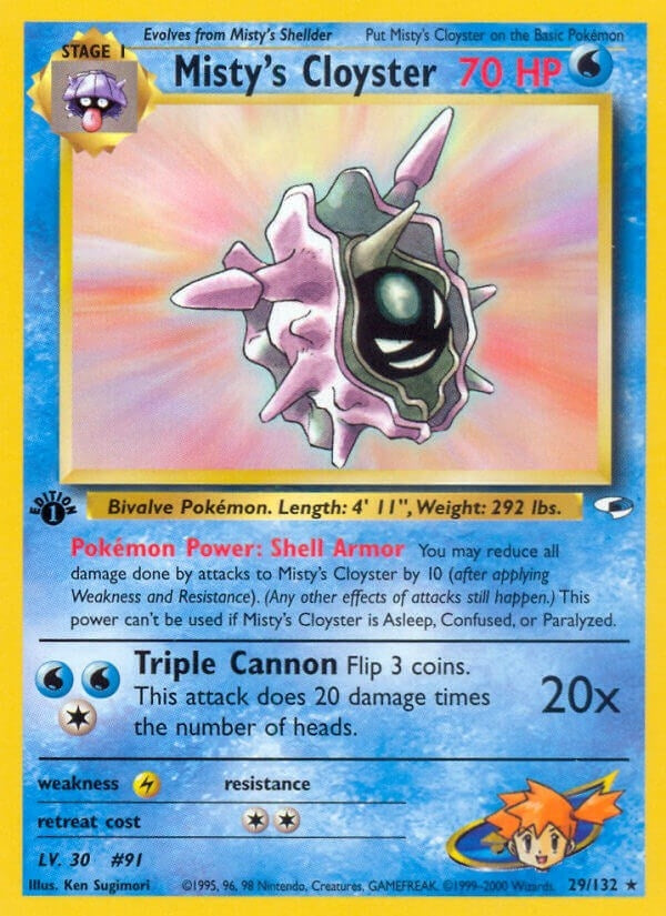 Image for Misty's Cloyster (029/132) (Gym Heroes) (G1) - Pokemon