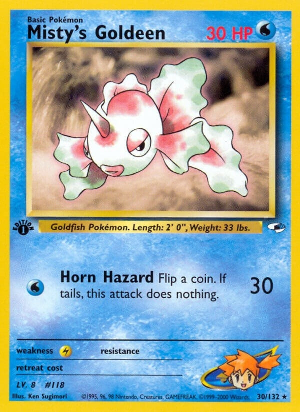 Image for Misty's Goldeen (30) (030/132) (Gym Heroes) (G1) - Pokemon