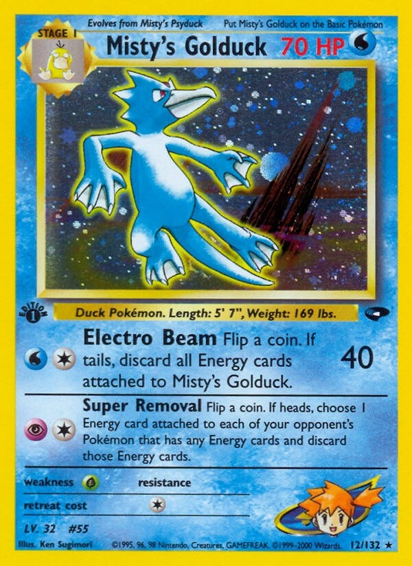 Image for Misty's Golduck (012/132) (Gym Challenge) (G2) - Pokemon