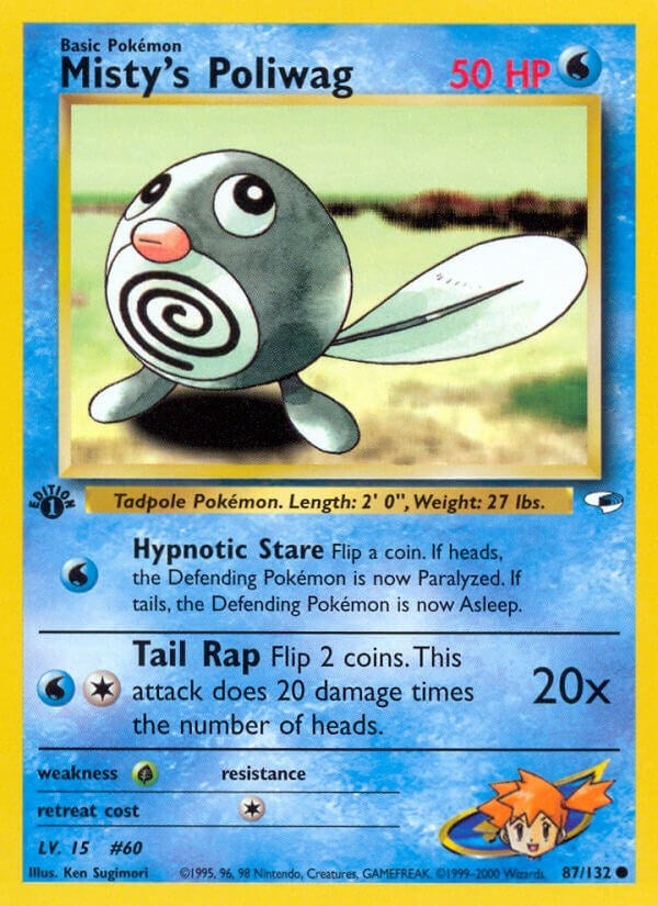 Image for Misty's Poliwag (087/132) (Gym Heroes) (G1) - Pokemon