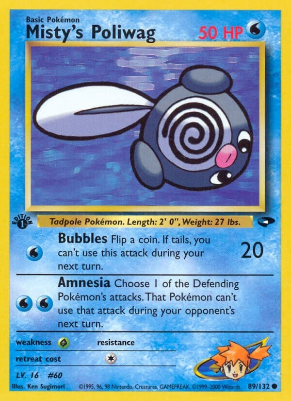 Image for Misty's Poliwag (089/132) (Gym Challenge) (G2) - Pokemon